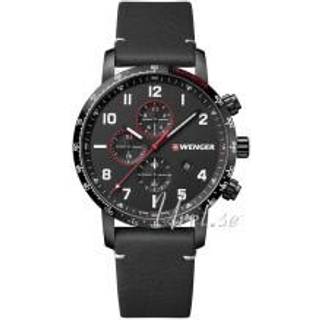 Wenger 01.1543.106 Sort/Læder Ø44 mm