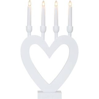 Star Trading - Advent Candlestick Dala - Grå - 45 cm