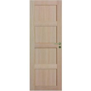 Massiv Swedoor, Unique 04L, Hvidpigmenteret eg, Advance-line, 82,5 X 204 - M9X21