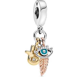 Pandora Hamsa All-Seeing Eye & Feather