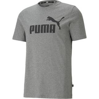 PUMA Herren T-Shirt grau Baumwolle & Mix unifarben