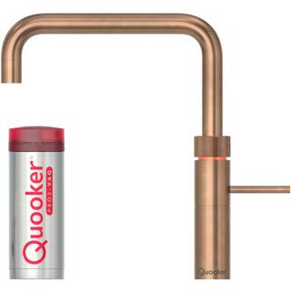 Quooker Fusion Square Bruneret messing, inkl. Pro3 beholder