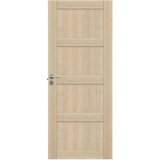 Massiv Swedoor, Unique 04L, Hvidpigmenteret eg, Advance-line, 62,5 X 204 - M7X21