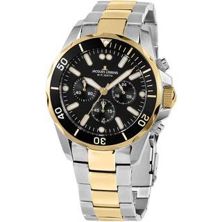 Jacques Lemans 1-2091I Liverpool Chronograph Herrenuhr 44mm 20ATM