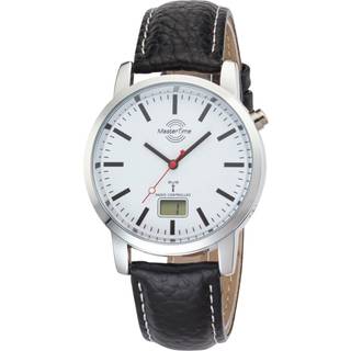 Master Time MTGA-10592-20L Funk Basic Bahnhofsuhr Herrenuhr 41mm