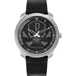 Police PL15714JS.02 Sort/Læder Ø44 mm