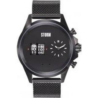 STORM 47466/SL Black IP Kombitron Slate Mesh Bracelet Watch - W87304