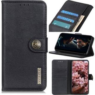 KHAZNEH Wallet Stand Case for Xiaomi Mi 10 / Mi 10 Pro - Black
