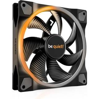 be quiet! LIGHT WINGS 140mm PWM - Kabinet køler - 140mm - Sort med RGB LED lys - 23 dBA