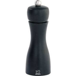 Peugeot Tahiti Pfeffermühle 15 cm Buchenholz mattschwarz - Stahlmahlwerk - Schwarz