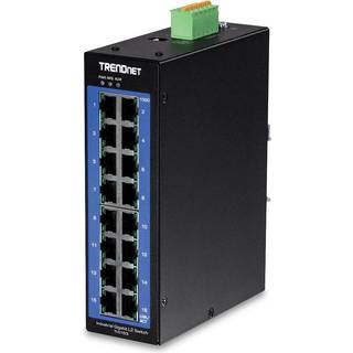 TRENDnet TI-G160i 16-Port Industrial Gigabit L2 Managed DIN-Rail Switch