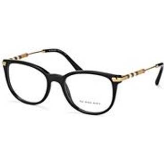 Burberry Kvinde BE2255Q 3001 Optiske stel Acetat Sort Transparent Firkantet Normal