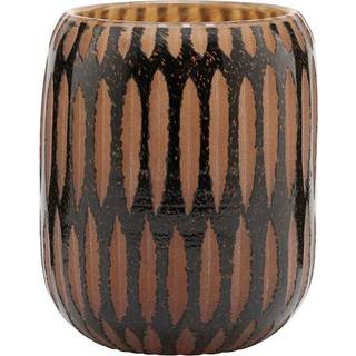 Pimpri vase, H 12 cm, sort/brun