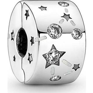 Pandora Stars & Galaxy Clip Charm - Silver