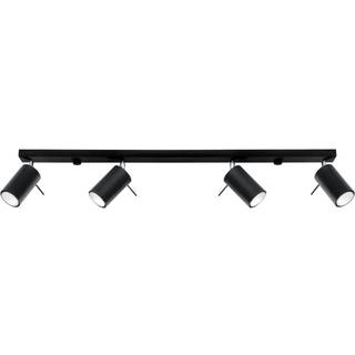 Loftslampe RING 4L sort