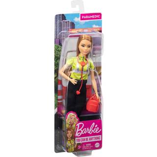 Barbie Karriere: Paramediker-Dukke med Tilbehør – Stetoskop og Medicinsk Taske til Kreativ Leg