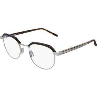 SAINT LAURENT Unisex SL 124 004 Optiske stel Metal Sort Transparent Rund