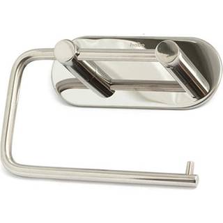 Habo Plain toiletpapirholder, selvklæbende, poleret rustfri