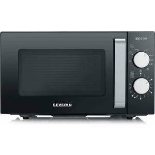 SEVERIN MW 7762 - microwave oven with grill - freestanding - black/stainless steel