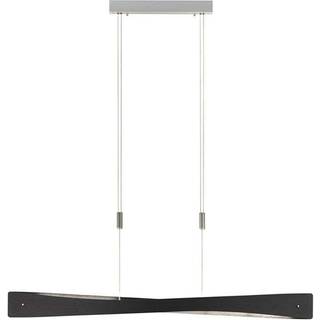 Quitani LED-hængelampe Lian, sort/aluminium
