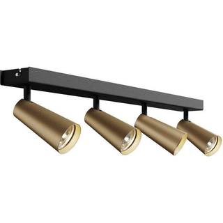 Lucande loftlampe Angelina, 4 lyskilder, messing/guld