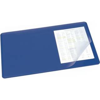 Durable skriveunderlag 40X53cm blå med transparent overlag