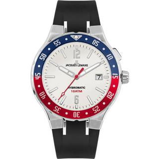 Jacques Lemans Hybromatic 1-2109B - Herre - 42 mm - Analog - Hybromatic - Mineralglas
