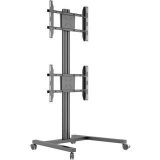 MULTIBRACKETS M Display Stand 180 Dual Vertical Black