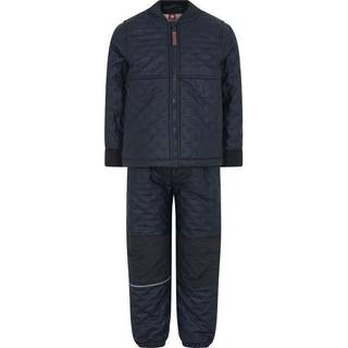 CeLaVi Børne Termosæt m. fleece - Dark Navy - 128