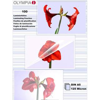 Olympia 1x100 Olympia Laminating pouches DIN A5 125 micron           9177