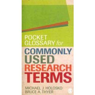 Pocket Glossary for Commonly Used Research Terms