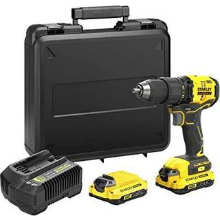 Skruemaskine Stanley SFMCD710D2K-QW; 18 V; 2x2 Ah batt.