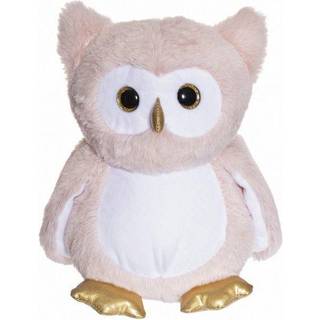 Teddykompaniet Selvlysende Ugle 22 Cm, Lyserød