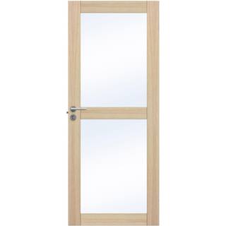 Massiv Swedoor, Unique GW02L, Hvidpigmenteret eg, Advance-line, 62,5 X 204 - M7X21