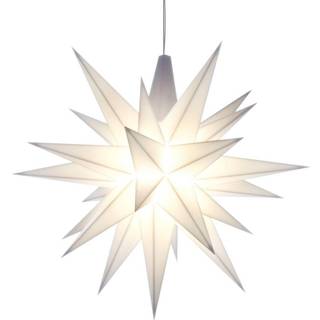 Herrnhuter stjerne. 13 cm hvid
