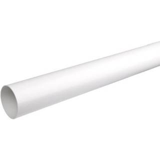 Plastmo plast nedløbsrør ø90 mm - 3 meter i hvid
