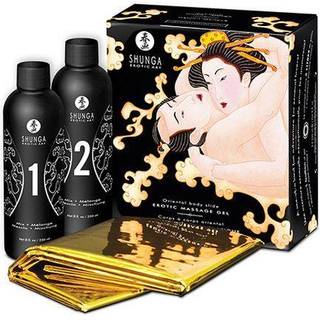 Shunga Mango & Melon Massagegel - 2 x 225ml