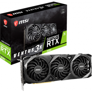 MSI GeForce RTX 3080 VENTUS 3X PLUS OC LHR - 10GB GDDR6X RAM - Grafikkort
