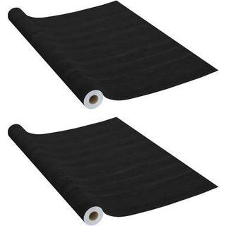 selvklæbende møbelfolie 2 stk. 500x90 cm PVC japansk egetræ