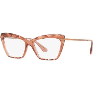 Dolce & Gabbana Kvinde DG5025 3148 Optiske stel Nylon Rosa Transparent Cat Eye Normal