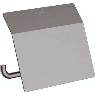 Hansgrohe AddStoris papirholder m/låg - mat sort