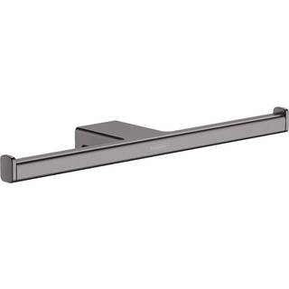 Hansgrohe AddStoris dobbelt toiletrulleholder - sort krom