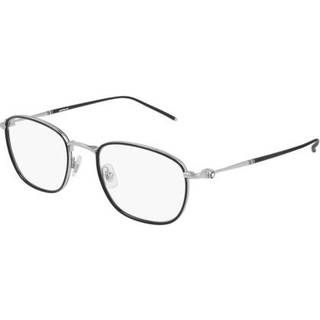 Montblanc MB0161O 001 52 Briller Mænd Black - Silver Black - 52mm
