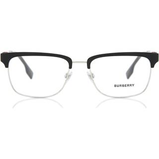 Burberry Mand BE1348 ALBA 1306 Optiske stel Metal Sølv Transparent Firkantet Normal