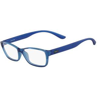 Lacoste L3803B 440 51 Briller Børn Blue - Transparent Sky Blue With Glitter Temple - 51mm