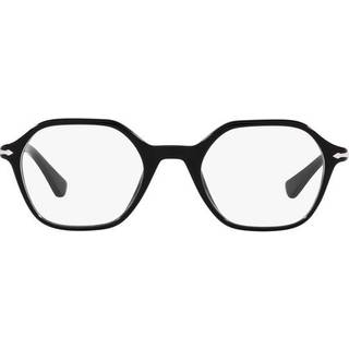 Persol Unisex PO3254V 95 Optiske stel Plast Sort Firkantet