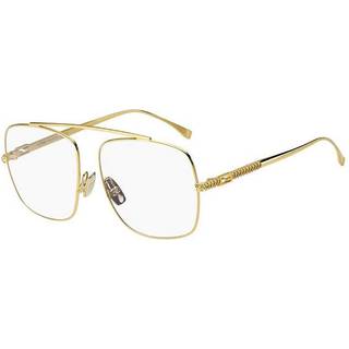 Fendi Kvinde FF 0445 001 Outlet -visionrammer Metal Guld Firkantet