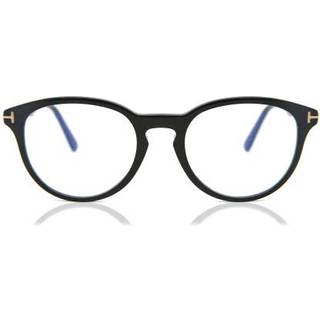 Tom Ford FT5556-B Blue-Light Block 001 51 Briller Mænd Black - Black - 51mm