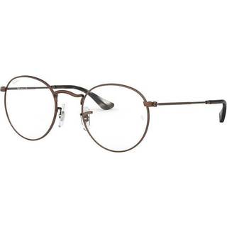 Ray - Ban Unisex RX3447V ROUND METAL 3074 Optiske stel Metal Brun Rund