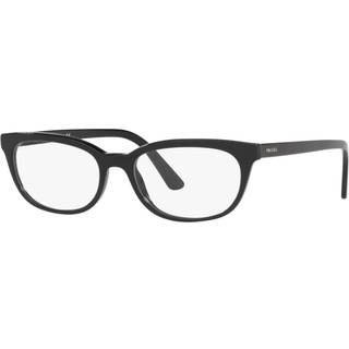 Prada Kvinde PR 13VV CATWALK 1AB1O1 Optiske stel Plast Sort Rund